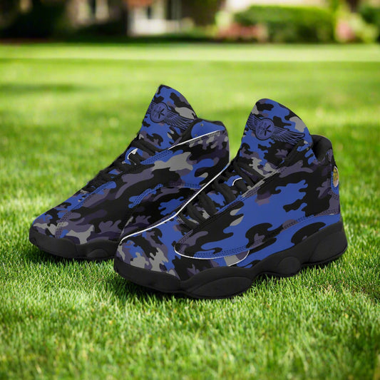 Blue Camo Sneakers for men by Highest Evolution
