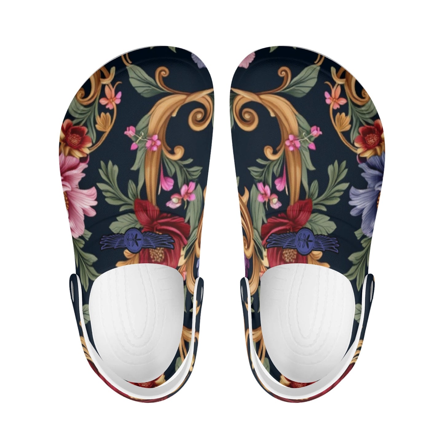 Womens Royal Floral Nursing Sandals