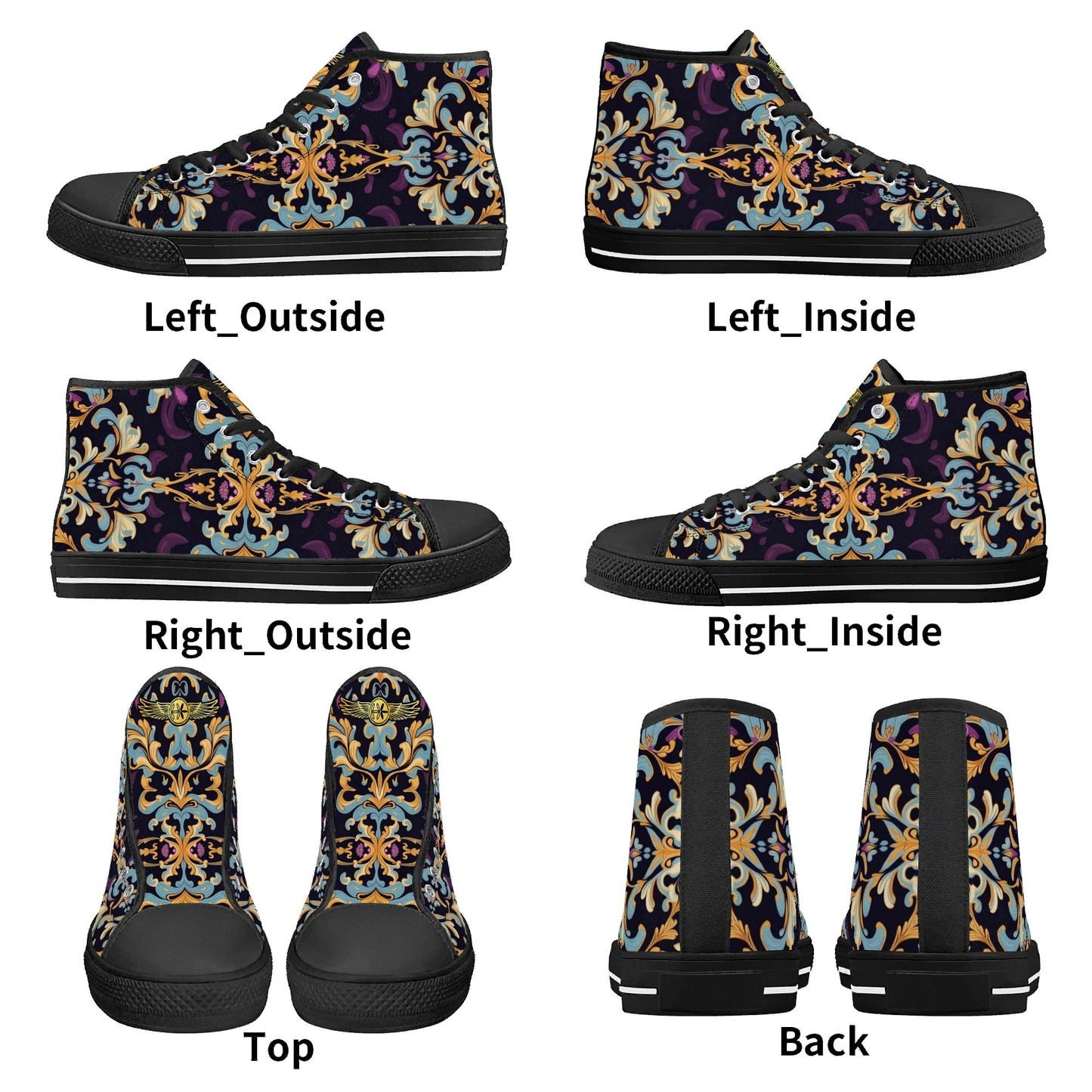 Mens High Top Aiden Shoes