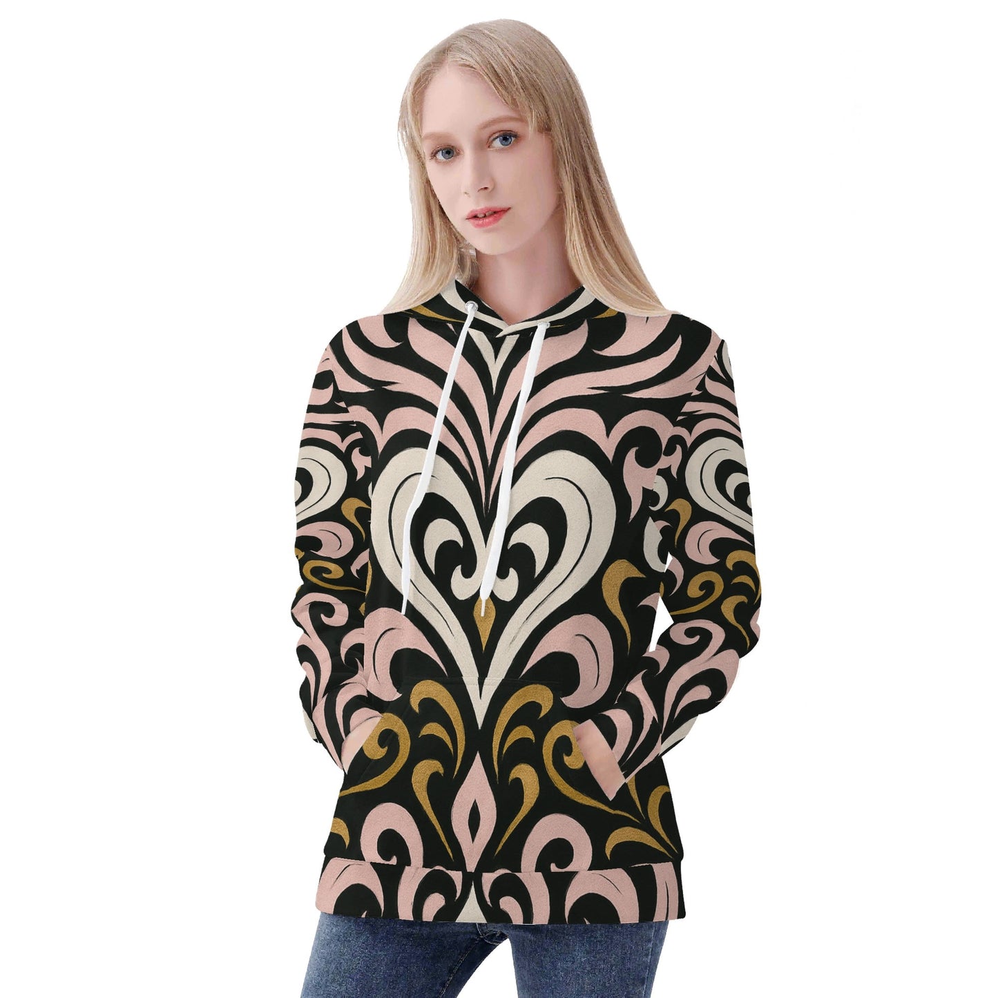 Womens Queen Aura Velvet Hoodie