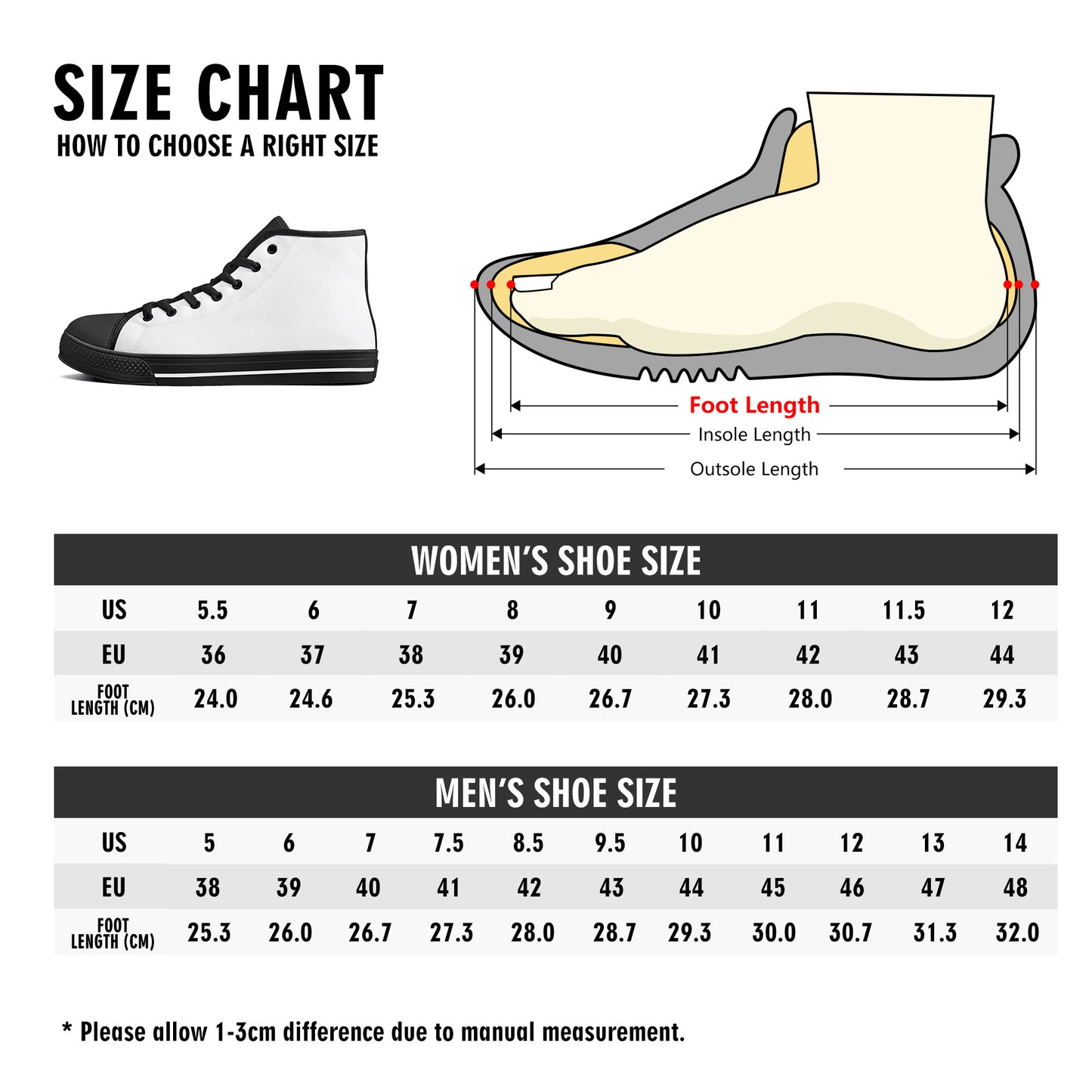 Mens High Top Aiden Shoes